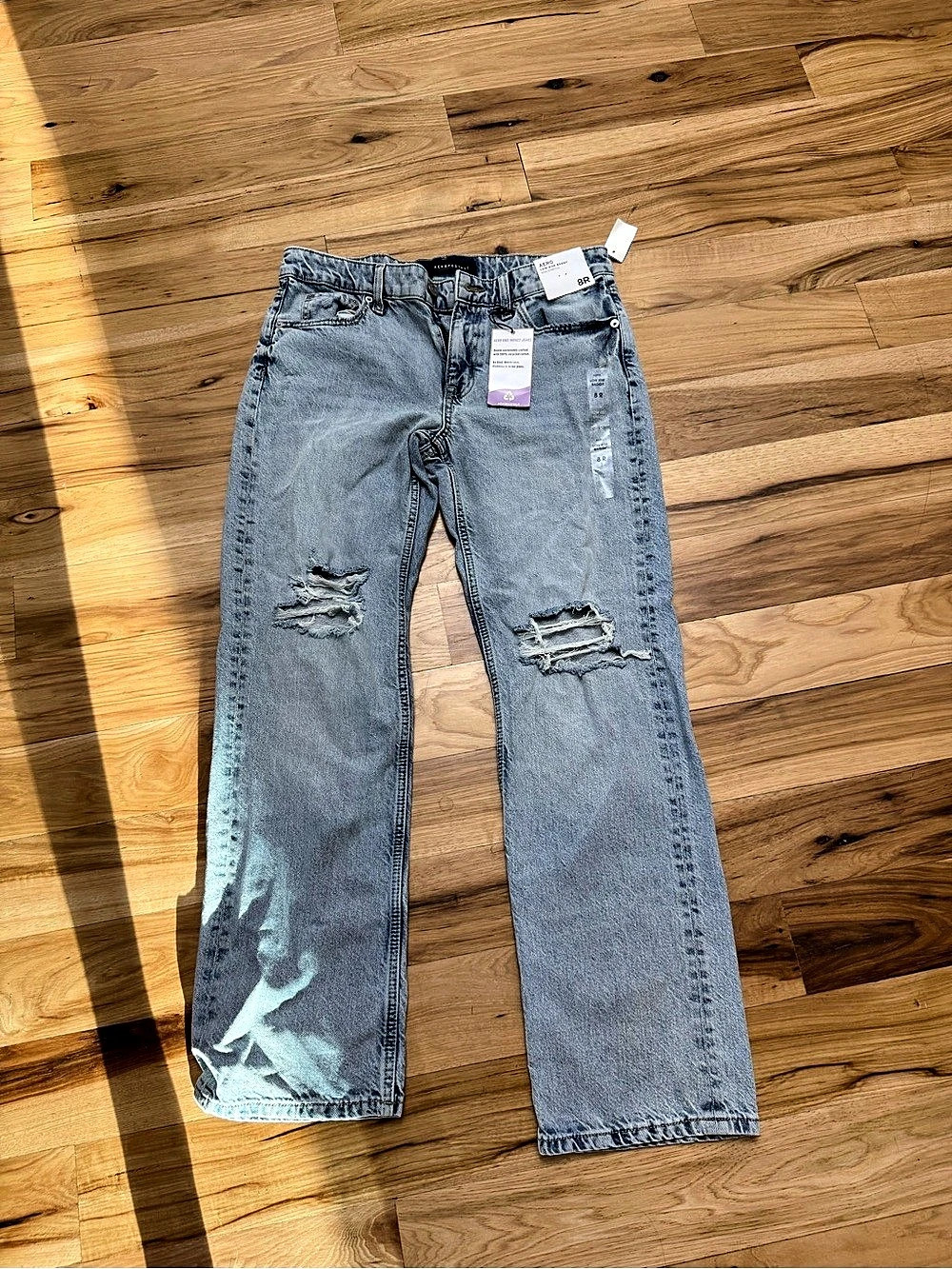 Aeropostale Aero Low Rise Baggy Jeans Blue size 8